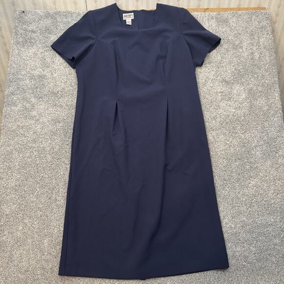 Vintage 90s Main Street Classics Dress BO Plus 3XL Minimalist Business Casual - Picture 1 of 8